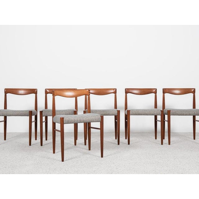 Mid-Century Modern Mid-Century Danish Dining Chairs in Teak attributed to H.W. Klein for Bramin, 1960s, Set of 6 For Sale - Image 3 of 11