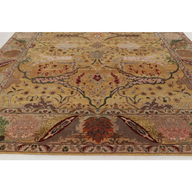 Late 20th Century Rug & Kilim's Oversized Persian Garden Design Rug With Colorful Floral Vinery For Sale - Image 5 of 10