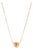 14k Yellow Gold Trillion-Cut Citrine & Diamond Halo Pendant Necklace by VRJewels For Sale