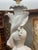 Antique White Porcelain Figural Lady Table Lamp For Sale In Tampa - Image 6 of 8