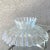 Mid-Century Modern Circa 1970 Pilgrim Glass Handblown Textured “Ice” Petals Crudité Platter Set – A Pair For Sale - Image 3 of 13