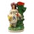 Antique Late 19th Century Staffordshire Spill Vase Girl Carrying Game For Sale