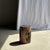 Black Side Table in Black Petrified Wood with Beige Sides, 1980s For Sale - Image 8 of 18