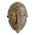 Vintage Baule Carved Wood Mask For Sale