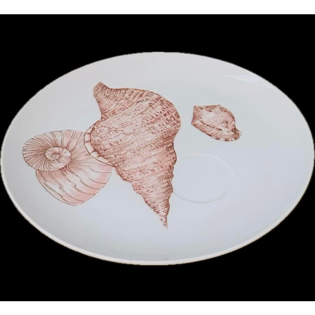 Ceramic 1970s Fitz and Floyd Coquille Seashell Design Dinnerware - Set of 8 For Sale - Image 7 of 10