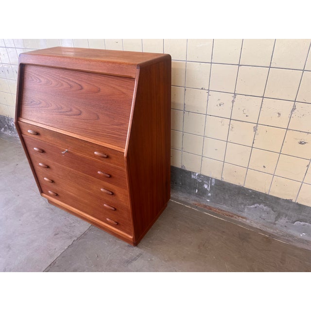 Dyrlund Teak Secretary from Dyrlund, 1960s For Sale - Image 4 of 14