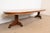 An outstanding Italian Provincial or Neoclassical style double pedestal extension dining table By Karges Furniture USA,...