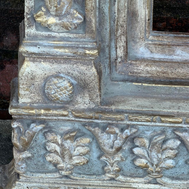 Mid-Century Gustavian Style Newly Painted Overmantel Mirror, in the Style of Maitland-Smith For Sale - Image 11 of 12