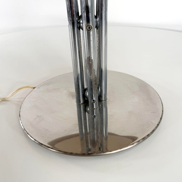 Brown Quadrifoglio Table Lamp attributed to Unione Progetti for Harvey Guzzini, 1970s For Sale - Image 8 of 11