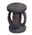 1980s Vintage Rustic Wood African Large Baga Stool Guinea-Bissau 15" H by 11"w For Sale - Image 5 of 6