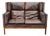 JK 922 Vagon Sofa in Buffalo Leather by Jørgen Kastholm, Denmark, 1960s For Sale