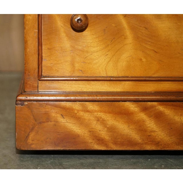 Antique Victorian Desk in Satinwood by Morris & Co, 1880 For Sale - Image 8 of 18