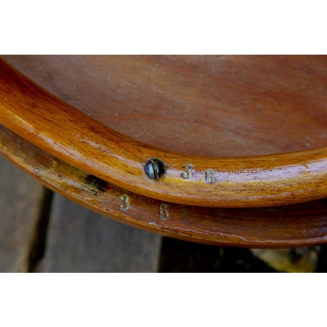 Chestnut Vintage Thonet No. 14 Vienna Coffee House Chair For Sale - Image 8 of 9
