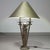 Silver Brutalist Lamp with Metal Shade For Sale - Image 8 of 8
