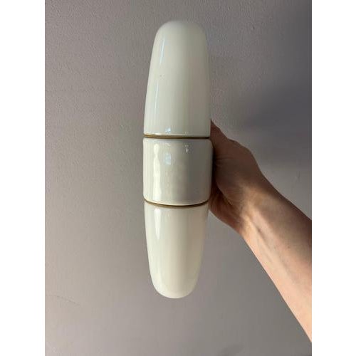 Wilhelm Wagenfeld White Model 6068 Wall Lamp by Wilhelm Wagenfeld for Lindner For Sale - Image 4 of 11