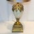 1990s Berman Palm Frond Lamp, Bespoke Gilded Shade, Newly Painted For Sale In Mobile - Image 6 of 16