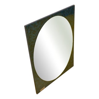 Design Mirror with Geometric Frame For Sale
