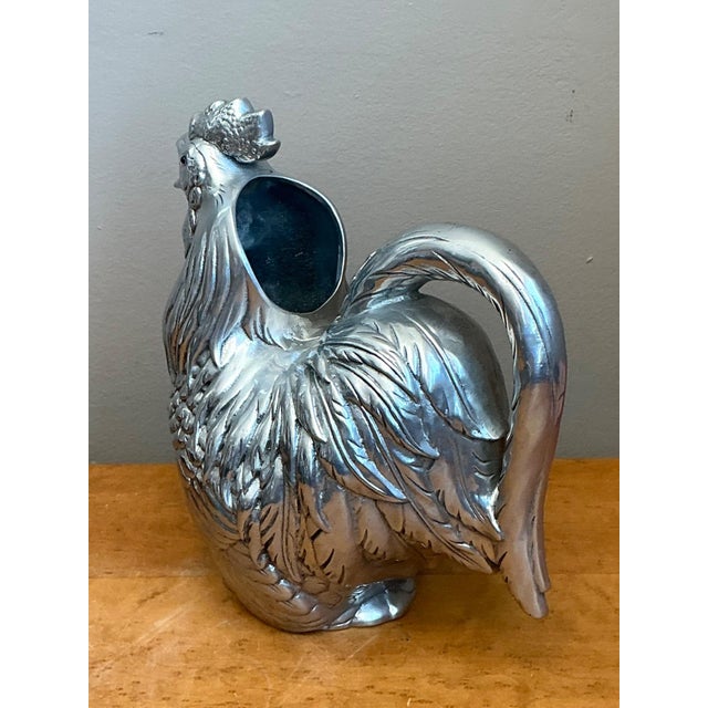 Vintage Arthur Court Pewter Rooster Pitcher For Sale - Image 18 of 18