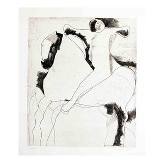 Marino Marini, Chevalier, Knight, Etching, 1952 For Sale