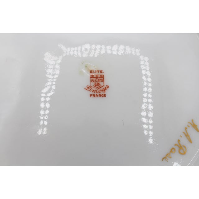 1891-1911 French Limoges Porcelain Shell Form Bowl For Sale - Image 9 of 10