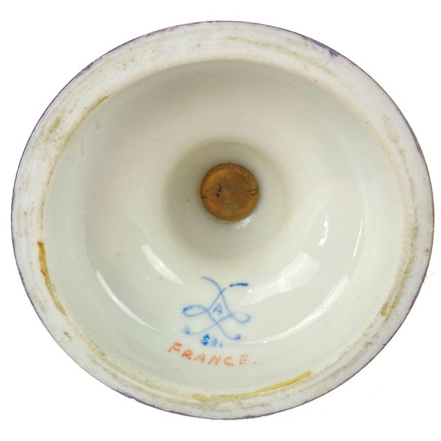 Antique 19th Century French Sevres Porcelain & Bronze Vase. Signed Maxant. For Sale - Image 11 of 12