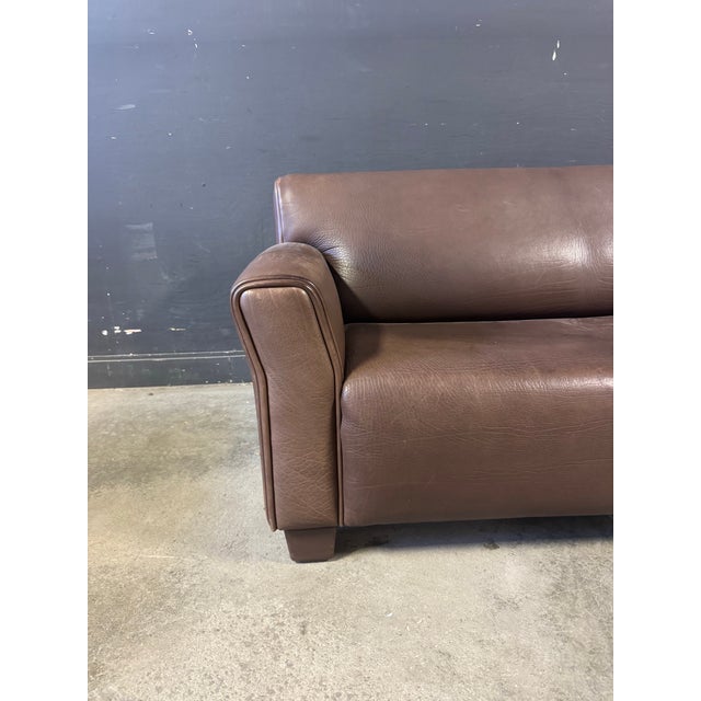 Mid-Century Modern Vintage De Sede Ds-97 Buffalo Leather 3 Seater Sofa For Sale - Image 3 of 8