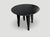 Andrianna Shamaris Minimalist Charred Round Side Table For Sale - Image 12 of 18
