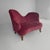 Italian Sofa in Purple-Ret Velvet and Wood, 1930s For Sale - Image 4 of 13