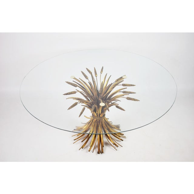 Metal Vintage Hollywood Regency Style Table, 1950s For Sale - Image 7 of 13