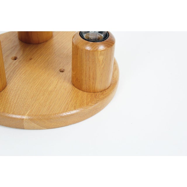 Vintage Japandi Style Ceiling Light, 1970s For Sale - Image 3 of 9