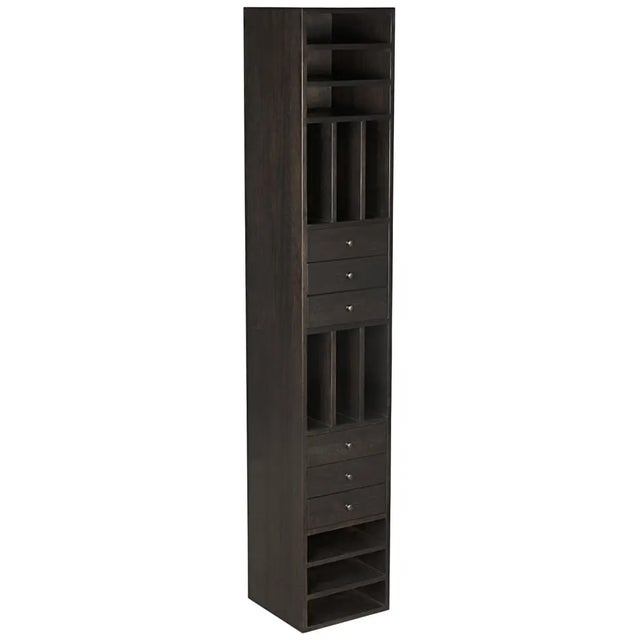 Mid-Century Modern NOIR Tubula Bookcase, Ebony Walnut For Sale - Image 3 of 5