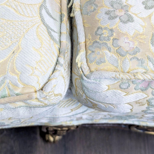 Wood Hausske-Harlen 1981 Rococo Revival Carved Wood & Gilt Sofa For Sale - Image 7 of 9