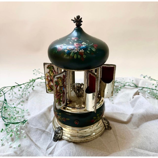 Green Vintage Italian Lipstick Carousel, 1970s For Sale - Image 8 of 11