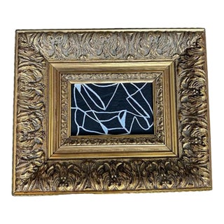 2022 Amanda Carol Collection “Ambiguous” Oil Geometric Abstract, Framed For Sale