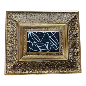2022 Amanda Carol Collection “Ambiguous” Oil Geometric Abstract, Framed