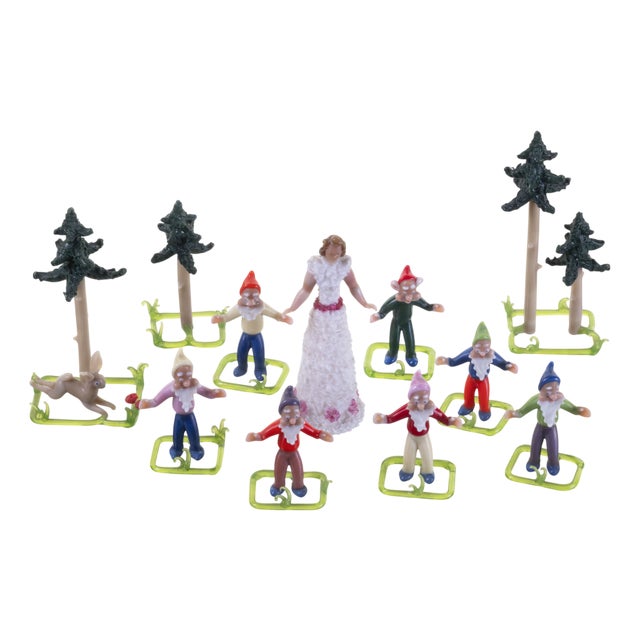 Vintage Glass Figurine Set from Jaroslav Brychta, 1940s, Set of 12 For Sale