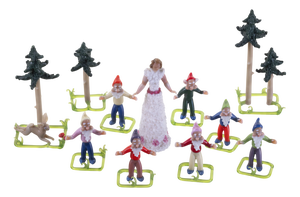 Vintage Glass Figurine Set from Jaroslav Brychta, 1940s, Set of 12