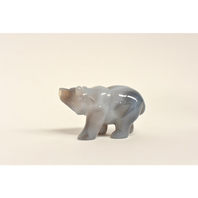 Traditional Natural Agate Bear For Sale - Image 3 of 5