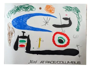 Joan Miro, Sleeping Under the Moon, 1976, Color Lithograph