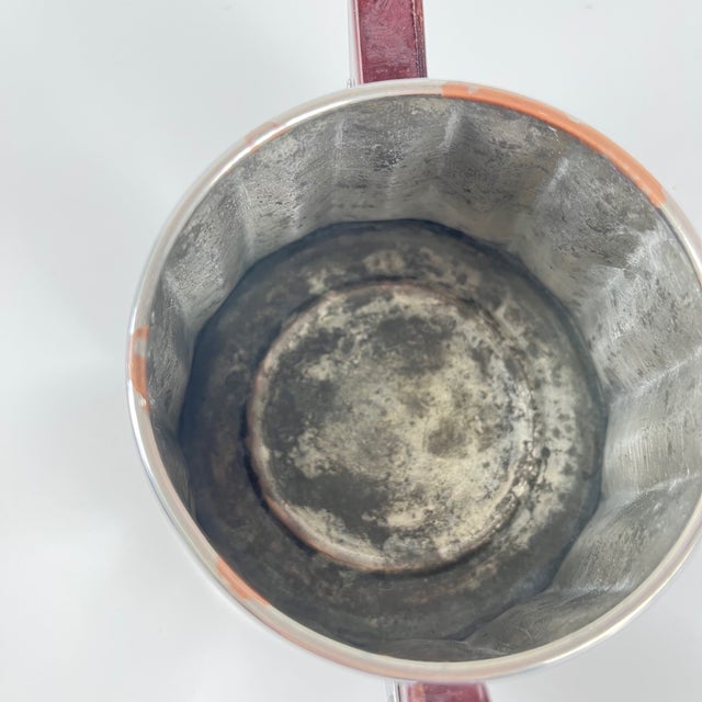 Vintage Chrome-Plated Metal and Bakelite Coffee Set, 1930s, Set of 3 For Sale - Image 16 of 18