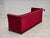 Danish Three-Seater Drop Arm Spanish Sofa in Red Furniture Velour, 1970s For Sale - Image 15 of 18