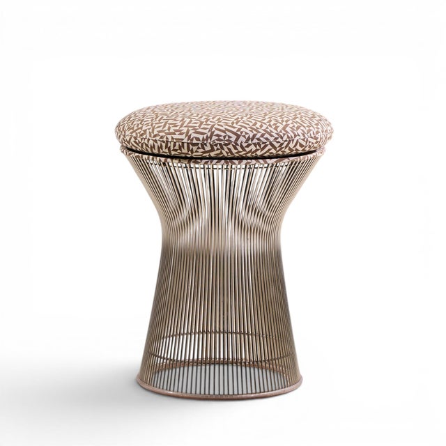 Mid-Century Modern Warren Platner for Knoll Mid Century Stool For Sale - Image 3 of 5