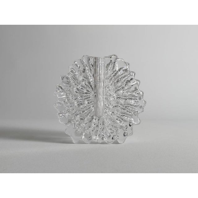 1960s Nautilus Art Glass Vase and Candlesticks by Willy Johansson, Norway, 1960s, Set of 3 For Sale - Image 5 of 18
