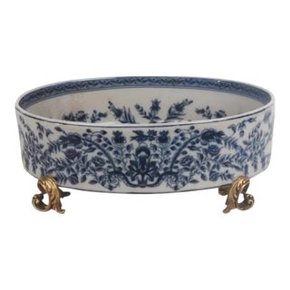 Winward Home Blue and White Planter For Sale