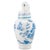 Chinoiserie Chinoiserie Blue Willow Glass Christmas Tree Ornament - A Pair For Sale - Image 3 of 7