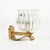 Mid-Century Sconces in Glass and Brass in the style of Barovier and Toso, Italy, 1960s, Set of 2 For Sale - Image 12 of 17