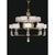 Contemporary Collection Topazio Chandelier, Metal and Crystal, NCS 262 by Jago For Sale - Image 3 of 15
