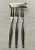 1950s French Chartreuse Porcelain Escargot Plates With Silverplate Forks & Tongs - 7 Piece For Sale - Image 4 of 8