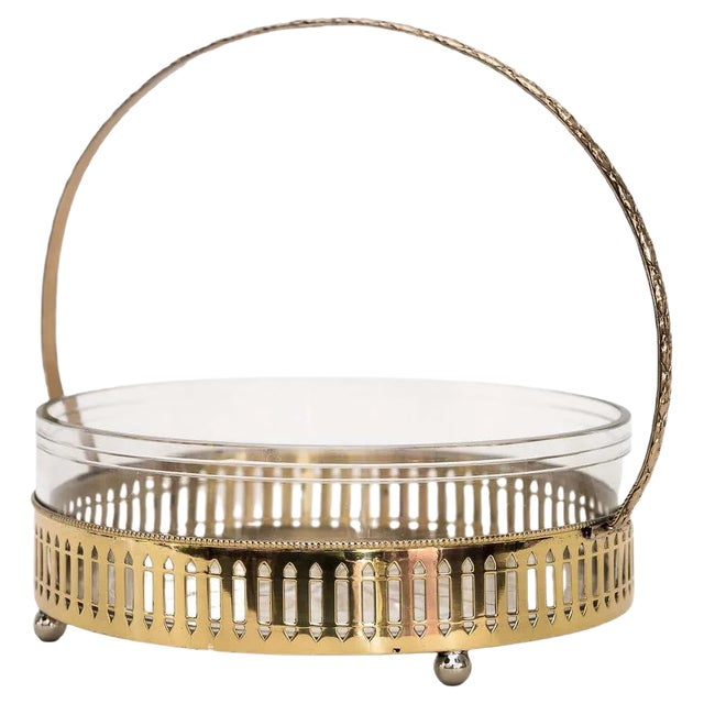 Art Deco Original Glass Vienna Centerpiece, 1920s For Sale