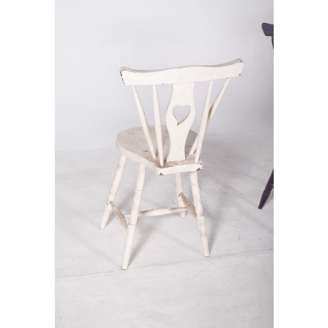 Portuguese Three Chairs with Codtail Backs, 1950s, Set of 3 For Sale - Image 9 of 10